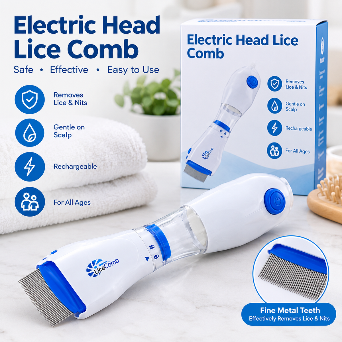 Electric Head Lice Comb